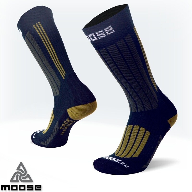 TREK turistické merino ponožky Moose 86940433