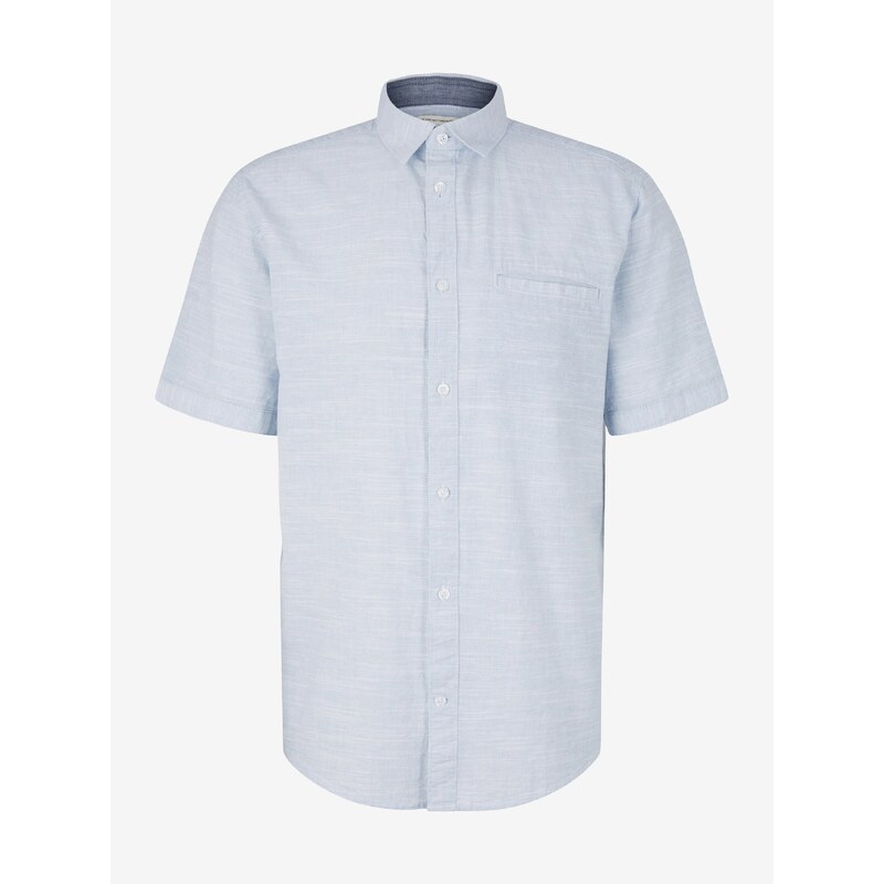 Světle modrá pánská košile Tom Tailor - Pánské