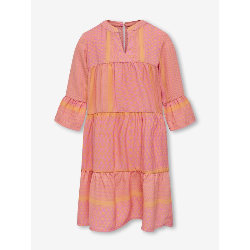 Růžové holčičí šaty ONLY Alberte - Holky