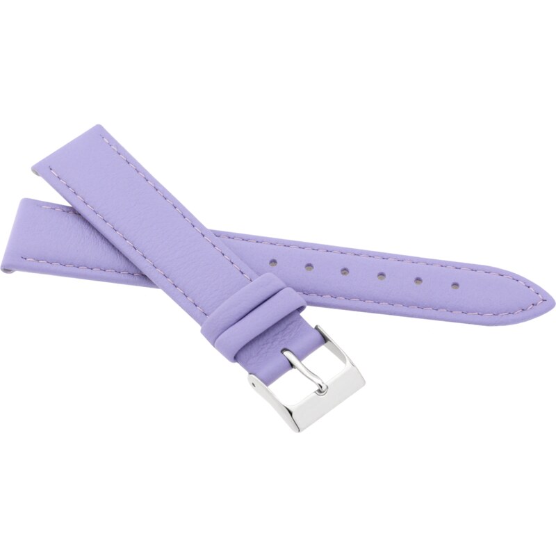 JVD Kožený unisex fialový řemínek na hodinky R41423/12