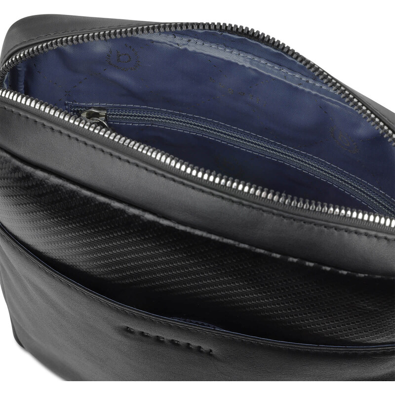 Pánská kožená taška přes rameno Bugatti Benny - černá