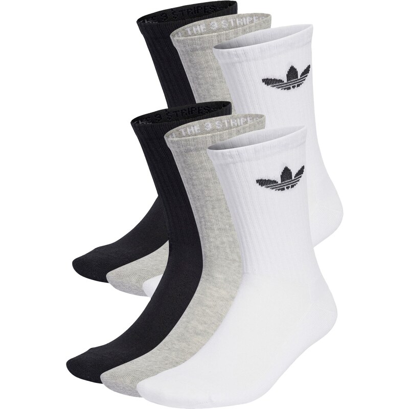 ADIDAS ORIGINALS Ponožky Trefoil Cushion šedá / šedý melír /