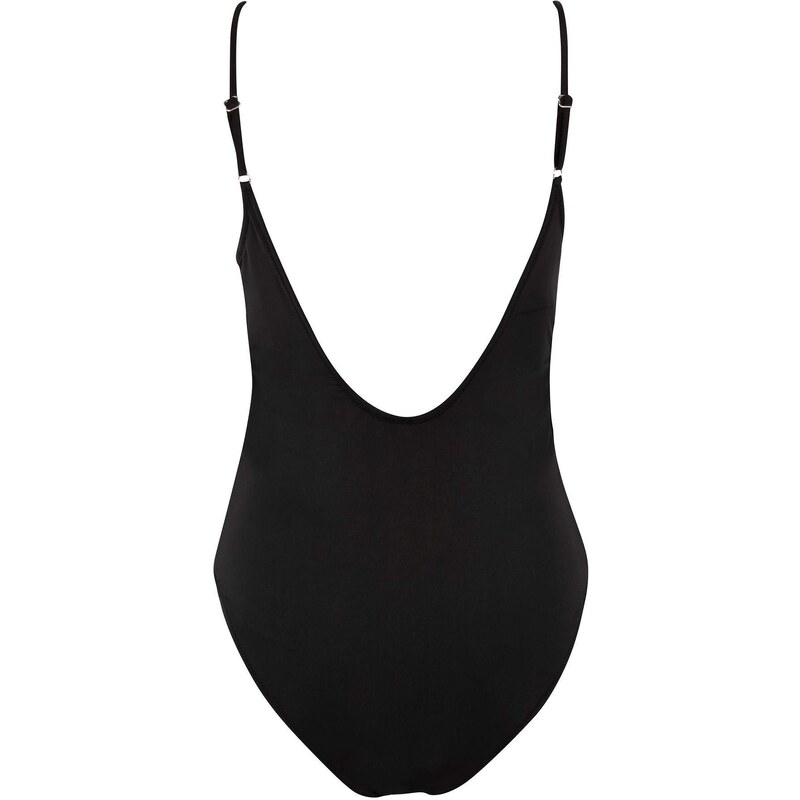 DEFACTO Regular Fit Slogan Swimsuit