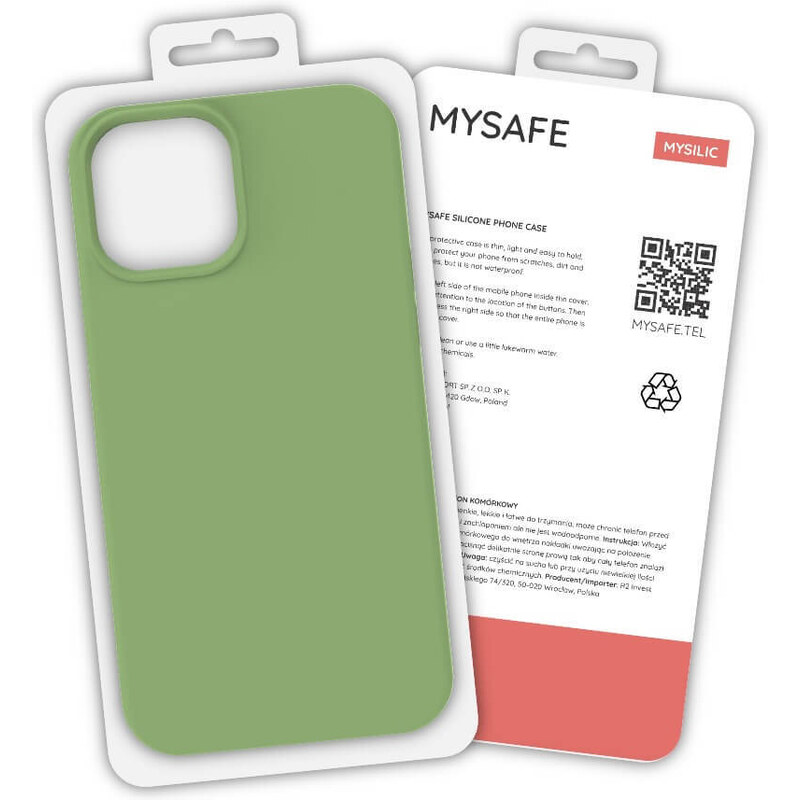 MySafe MySafe Silikonové pouzdro pro Apple iPhone XS Max zelená