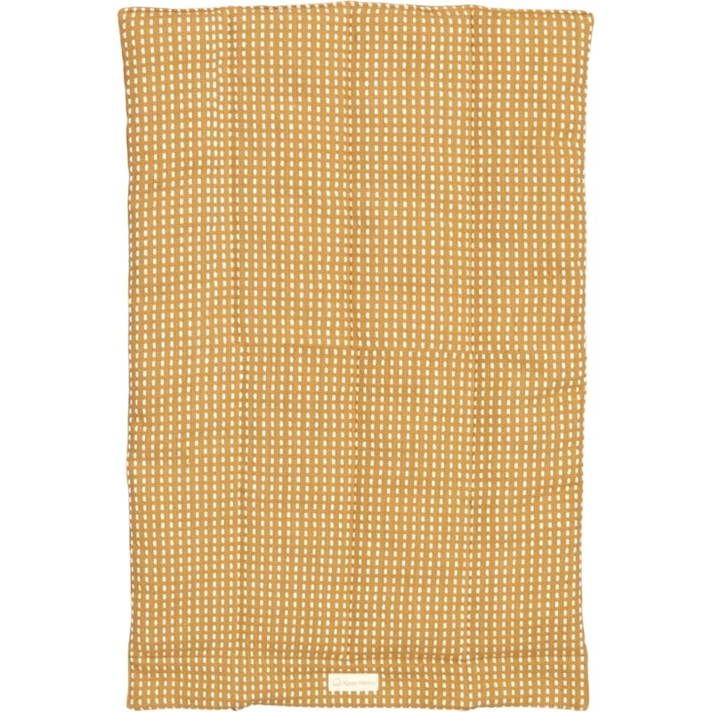 Žlutá cestovní deka pro psy Kave Home Trufa 50 x 70 cm