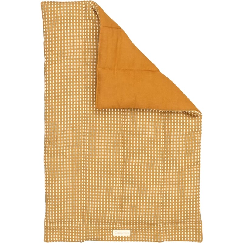 Žlutá cestovní deka pro psy Kave Home Trufa 50 x 70 cm