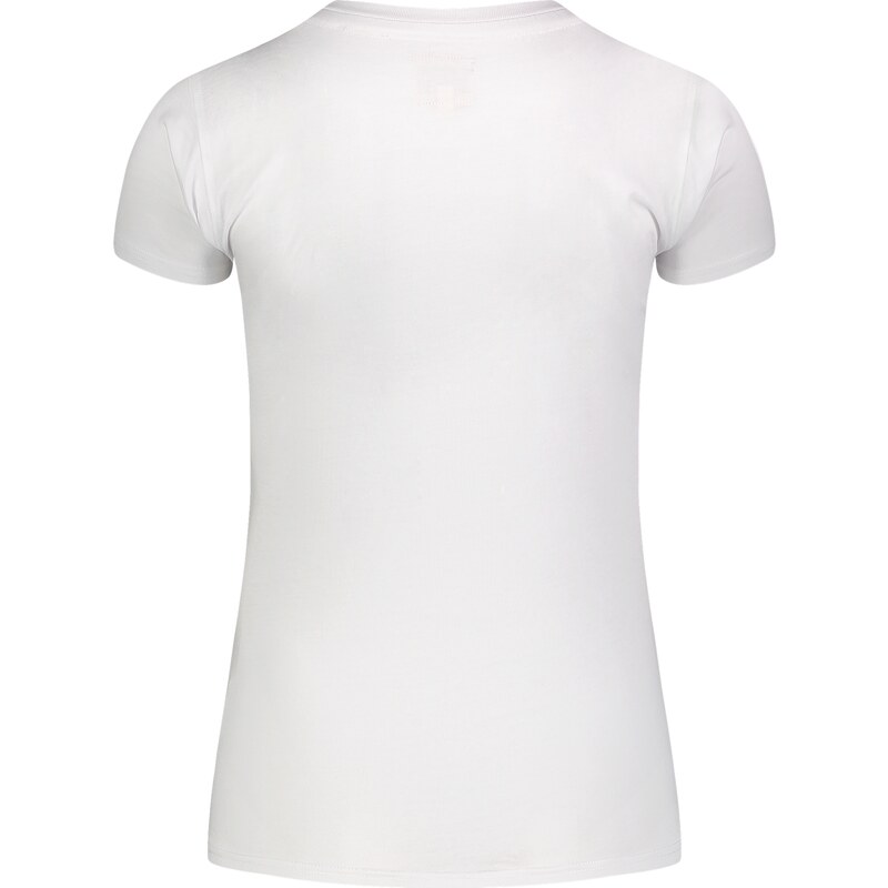 Nordblanc Bílé dámské bavlněné tričko SUNBOW