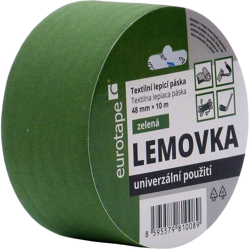 Europack Lemovka - lemovací páska na koberce - zelená - Balení: Šířka 5 cm, návin 10 metrů