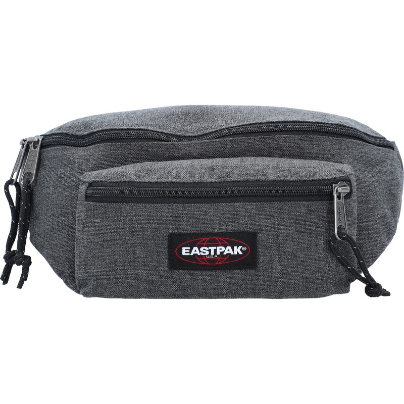 EASTPAK Ledvinka Doggy čedičová šedá / tmavě šedá / červená /
