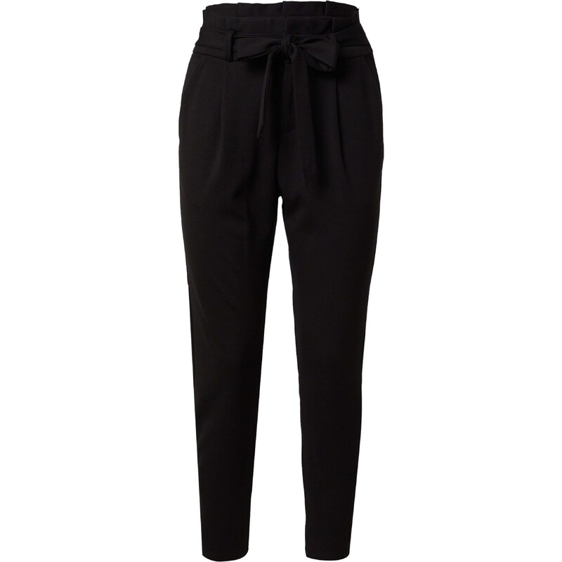 Vero Moda Petite Kalhoty se sklady v pase Eva černá 49488595