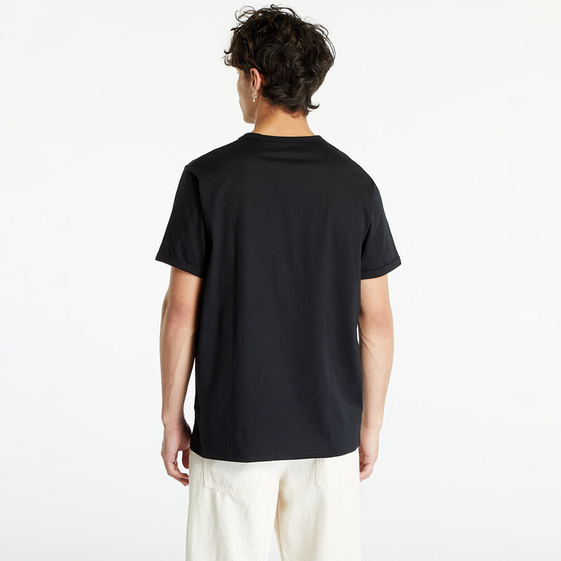 Pánské tričko FRED PERRY Ringer Tee Black