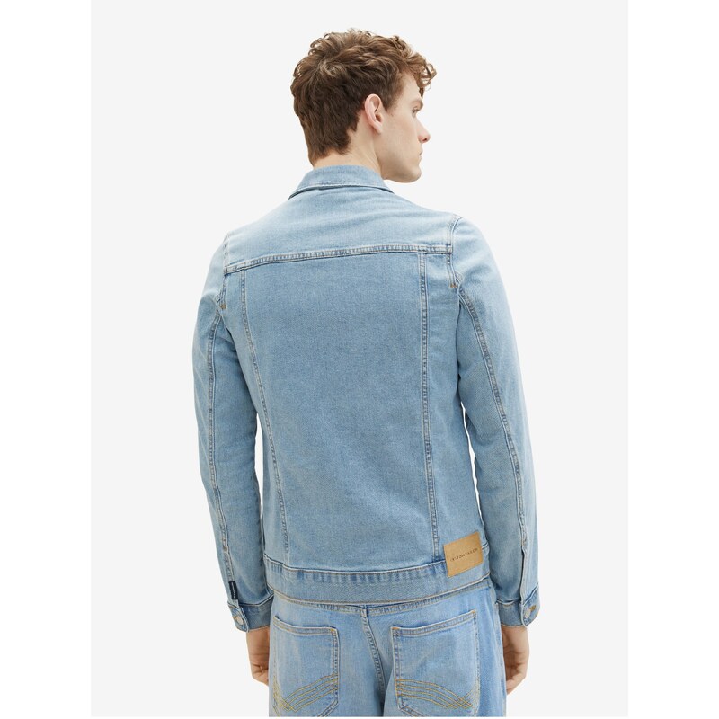 Světle modrá pánská džínová bunda Tom Tailor - Pánské