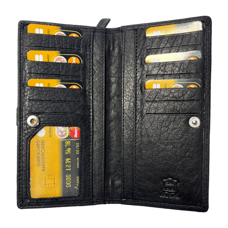 Dámská kožená peněženka Roberto černá 3174