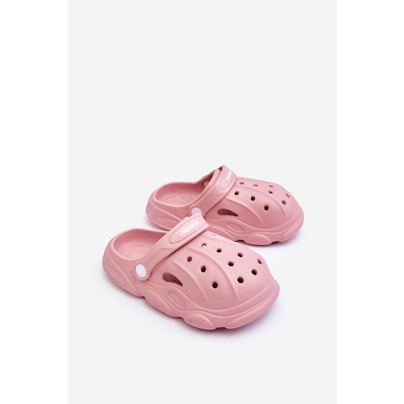 Kesi Dětské pěnové pantofle Crocs Růžove Cloudy