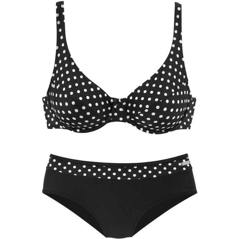 LASCANA Bikiny černá / bílá 95915011