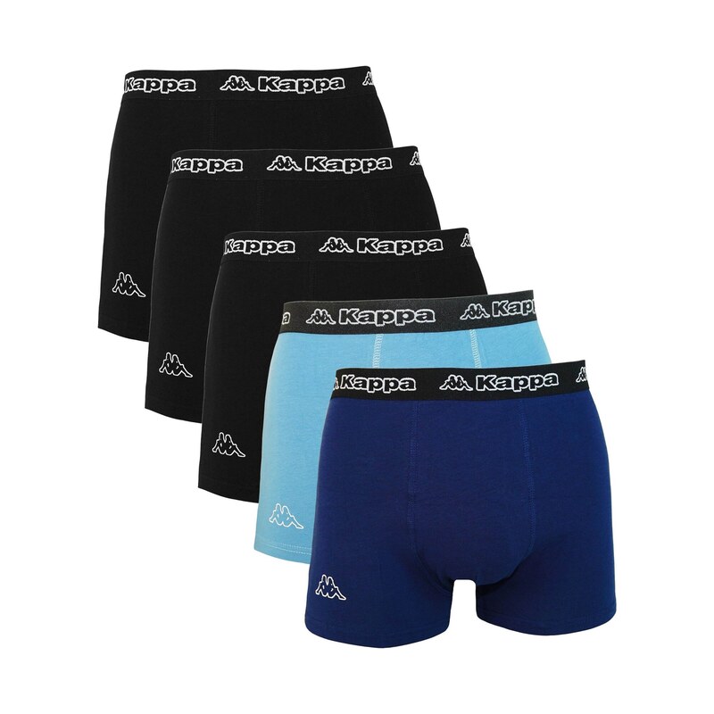 KAPPA Boxerky Zaccharias modrá / světlemodrá / černá / bílá
