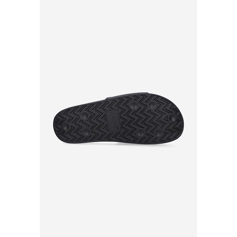 Pantofle Levi's June Boxtab S dámské, černá barva, D6567.0001-59
