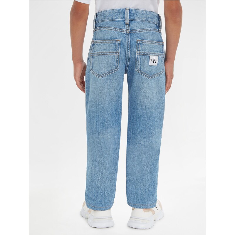 Světle modré klučičí straight fit džíny Calvin Klein Jeans - Kluci