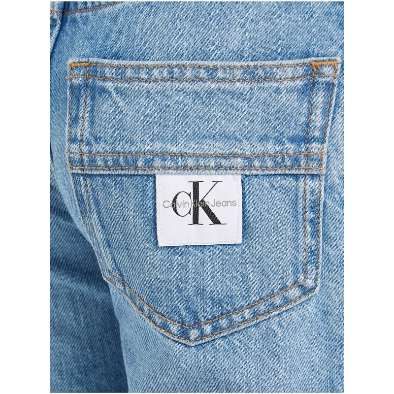 Světle modré klučičí straight fit džíny Calvin Klein Jeans - Kluci