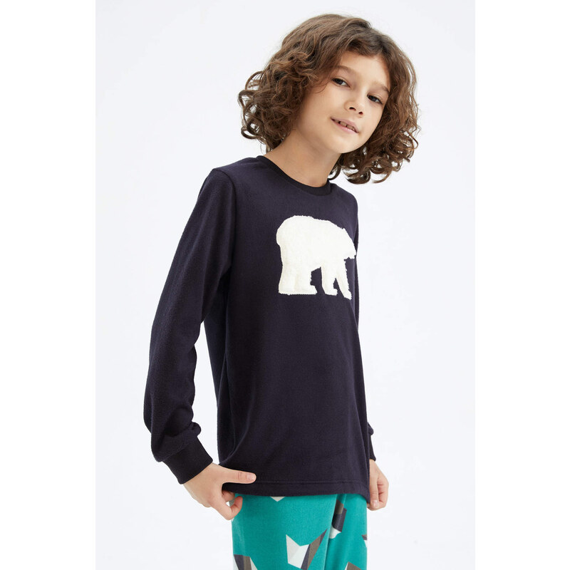 DEFACTO Boys Regular Fit Thermal 2-Pack Pajamas