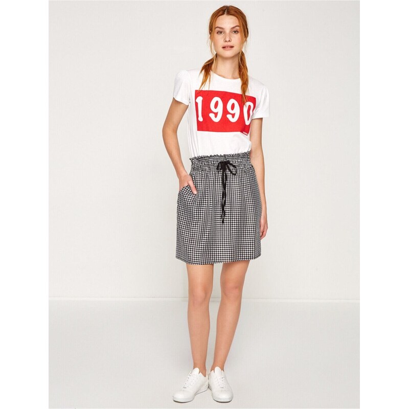Koton Check Skirt