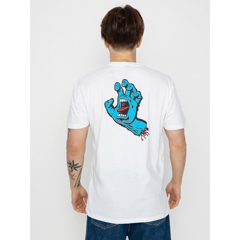 Santa Cruz Screaming Hand Chest (white)bílá