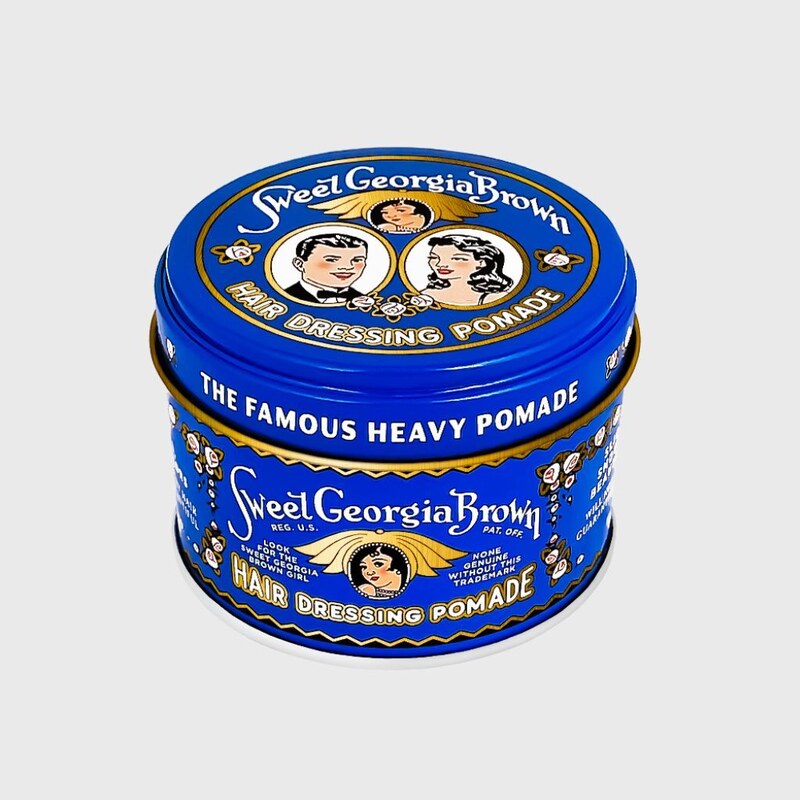 Sweet Georgia Brown BLUE Original Heavy Hair Dressing Pomade Since 1934 pomáda na vlasy 114 g