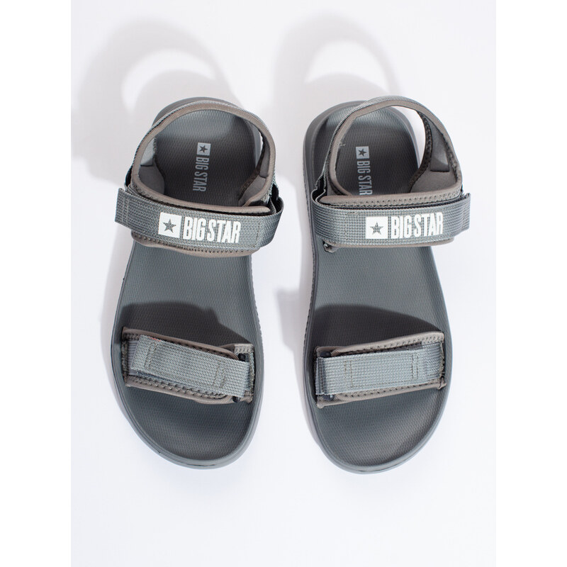 BIG STAR SHOES Men's sandals grey Big Star HH174843