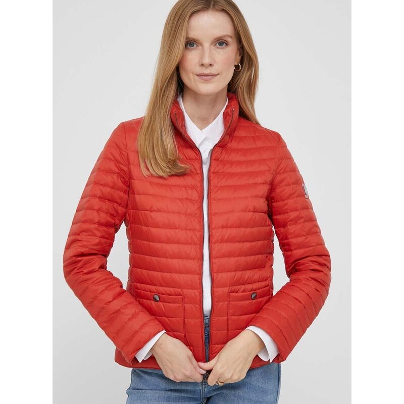 Péřová bunda Tiffi Florence dámská, červená barva, zimní
