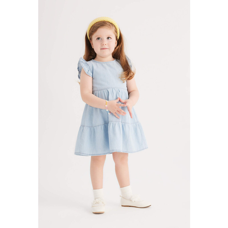 DEFACTO Baby Girl Sleeveless Jean Dress