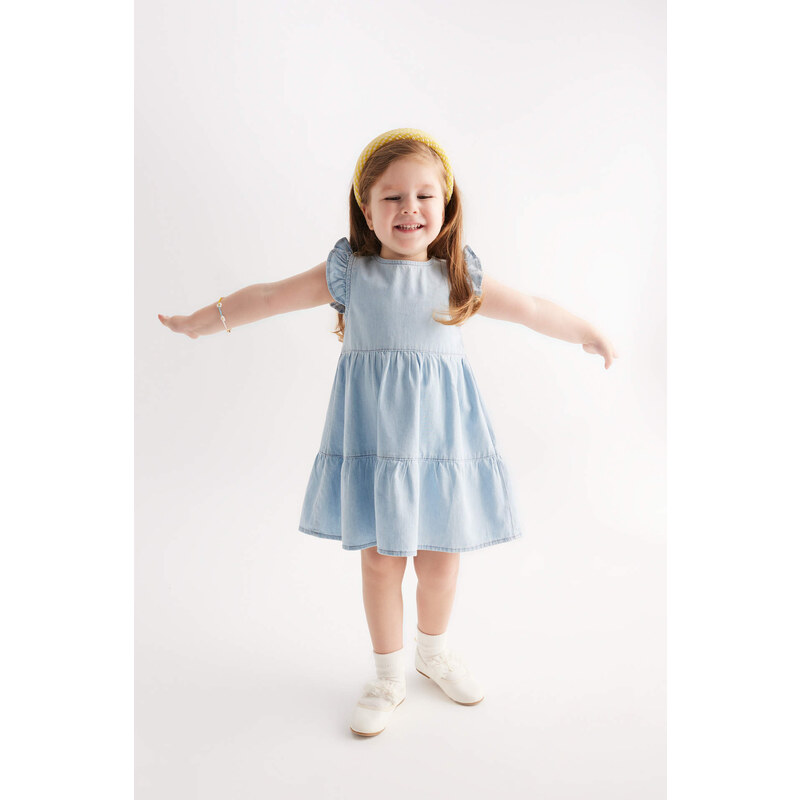 DEFACTO Baby Girl Sleeveless Jean Dress