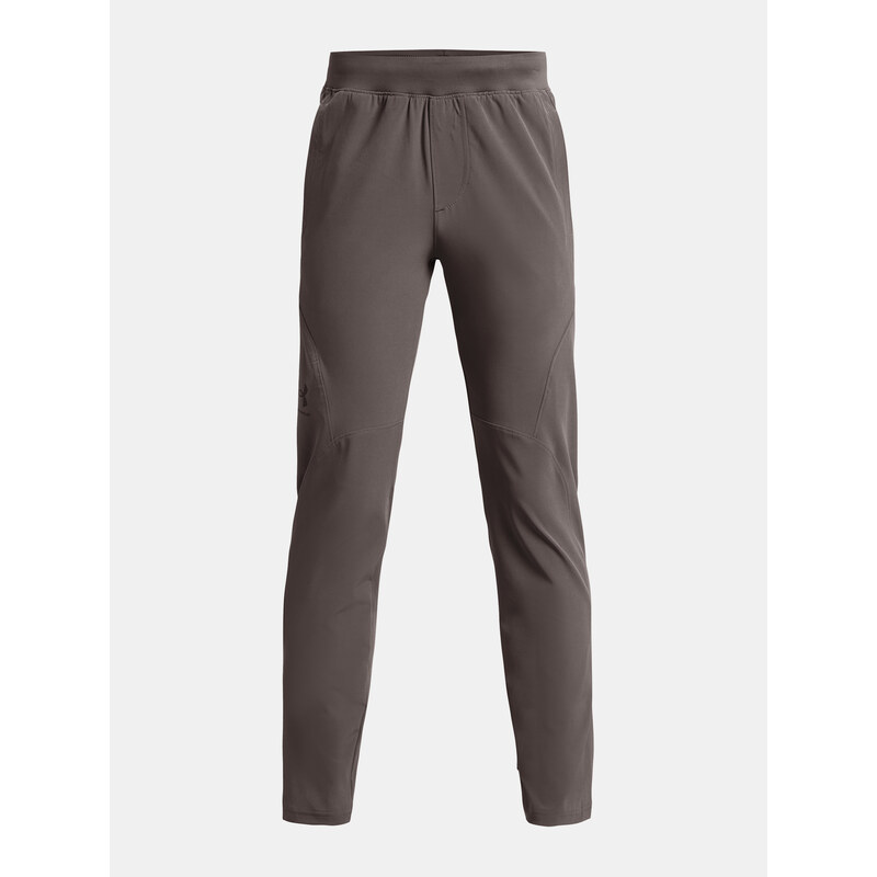 Under Armour Sportovní kalhoty UA Unstoppable Tapered Pant-BRN - Kluci