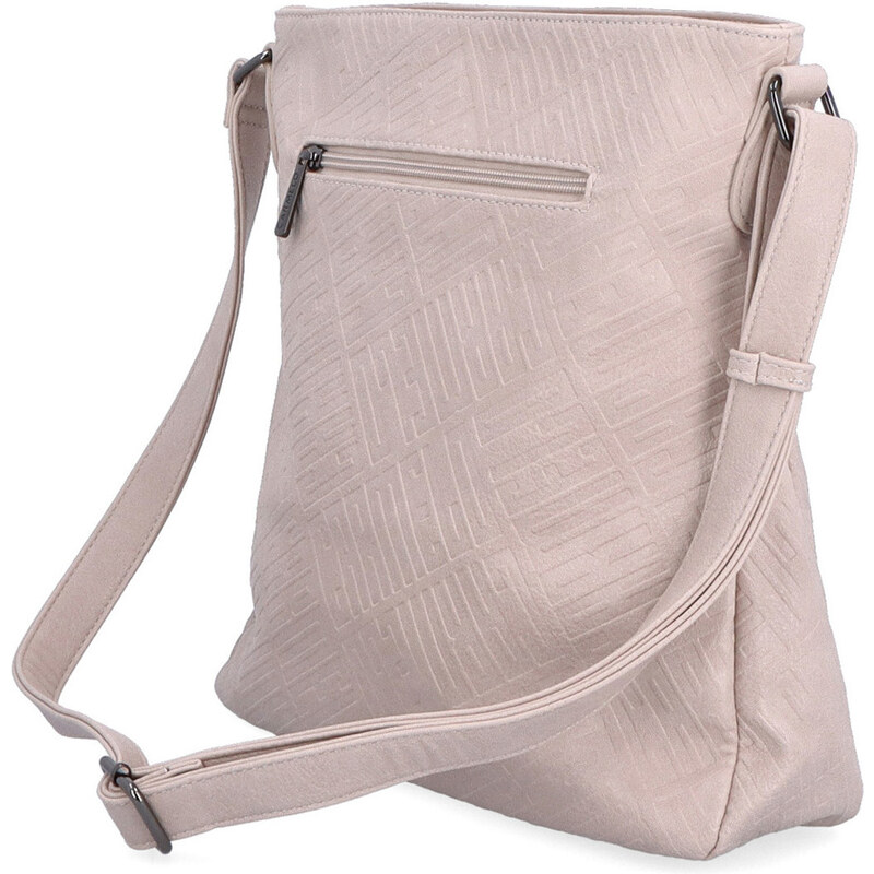 Kabelka ze syntetické kůže crossbody Carmelo lila 4221 LI