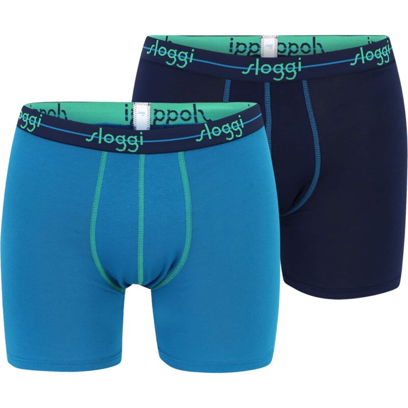SLOGGI Boxerky Men Start námořnická modř / nebeská modř /