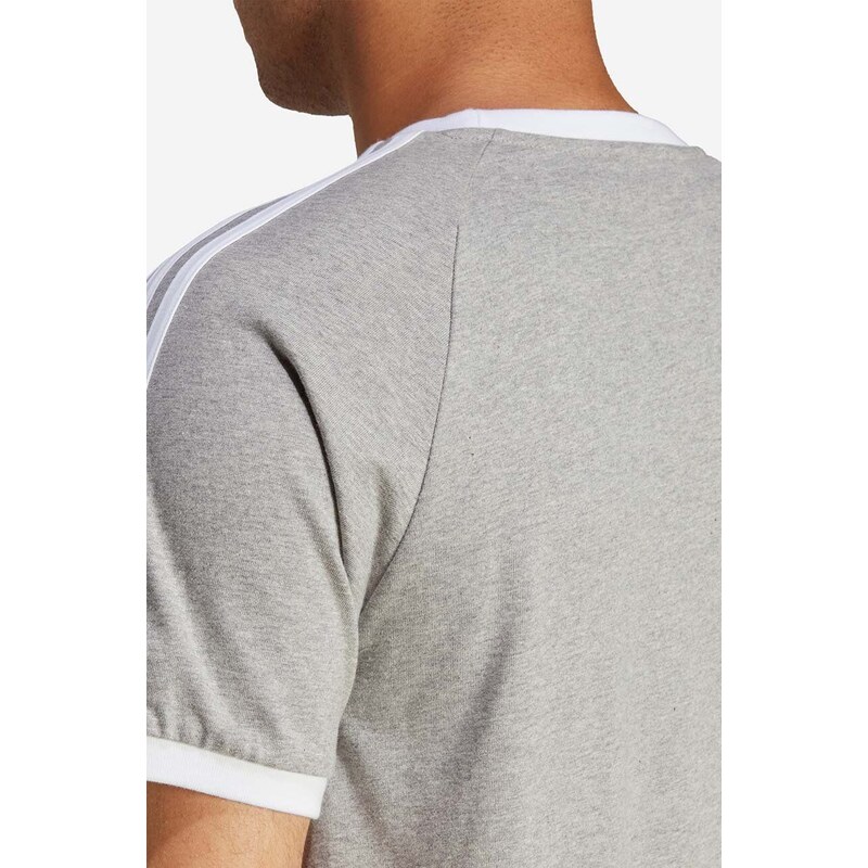 Bavlněné tričko adidas Originals šedá barva, IA4848