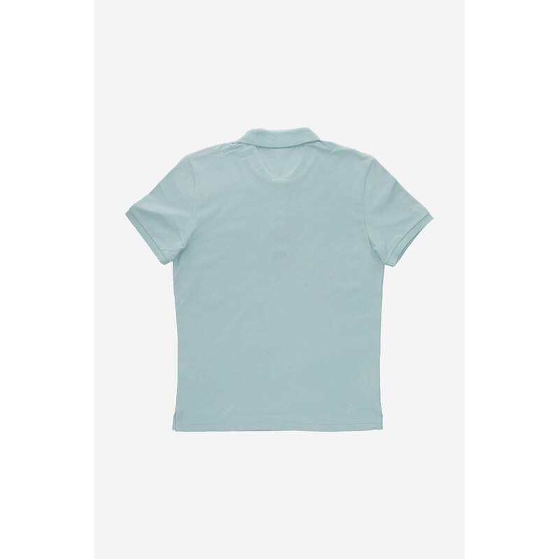 Bavlněné polo tričko Lacoste tyrkysová barva, PH4012-001
