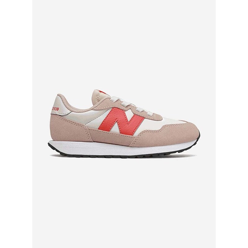 Dětské sneakers boty New Balance růžová barva