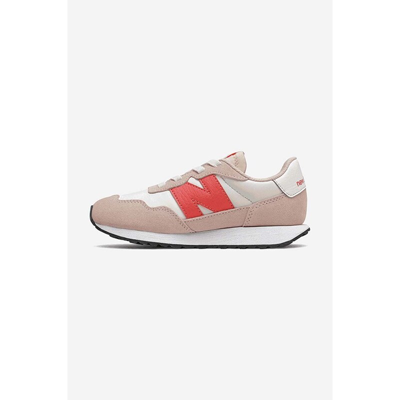 Dětské sneakers boty New Balance růžová barva