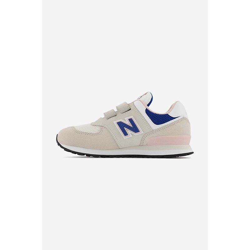 Dětské sneakers boty New Balance béžová barva