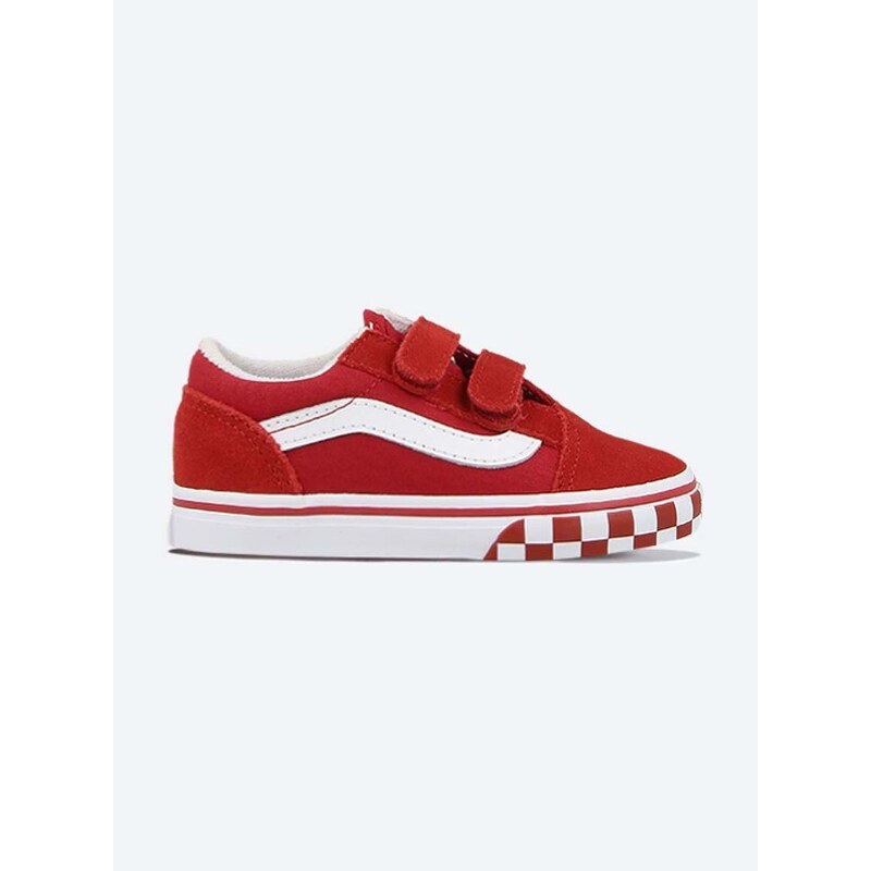 Dětské tenisky Vans Old Skool V červená barva