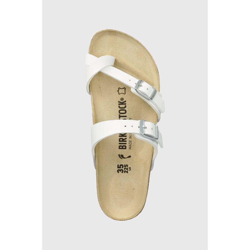 Žabky Birkenstock dámské, bílá barva, na platformě, 0071053-white