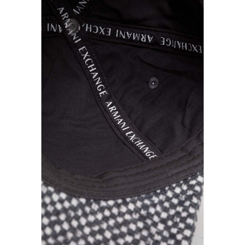 Kšiltovka Armani Exchange šedá barva, vzorovaná