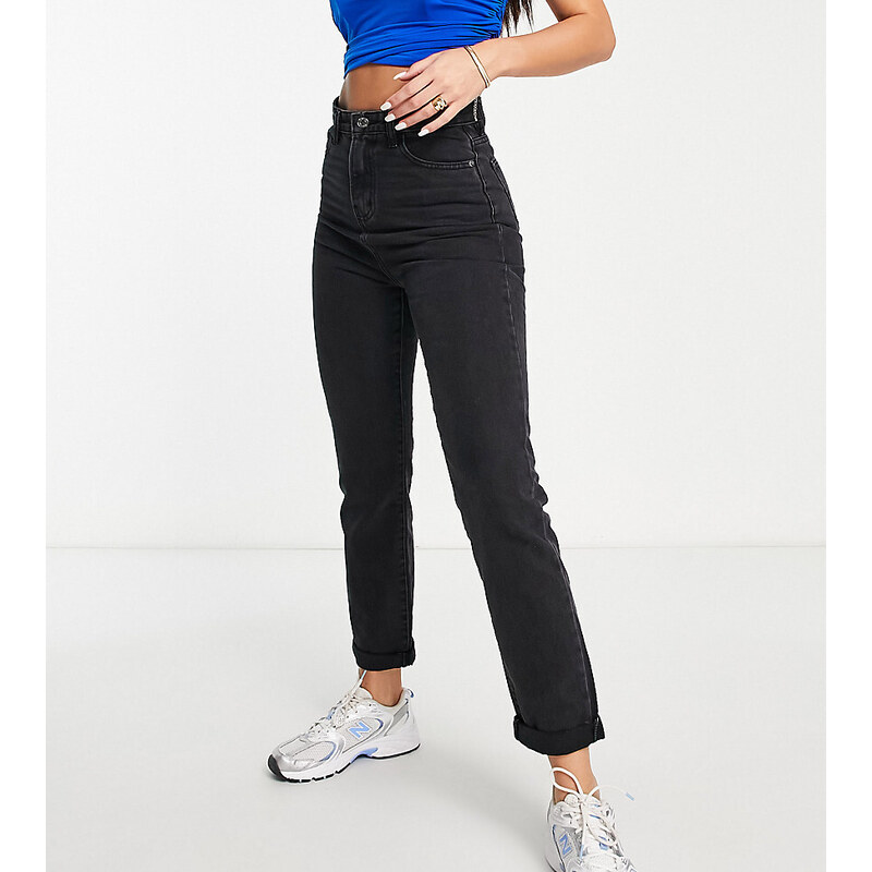 Dont Think Twice DTT Tall Lou mom jeans in vintage black 83286269