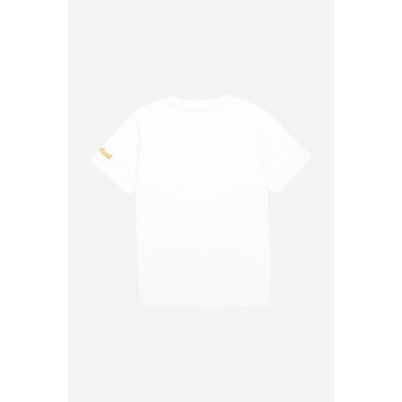 Dětské bavlněné tričko Timberland Short Sleeves Tee-shirt bílá barva