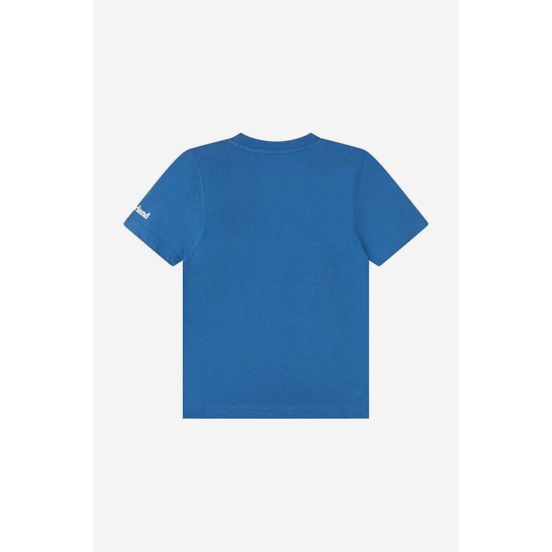 Dětské bavlněné tričko Timberland Short Sleeves Tee-shirt červená barva