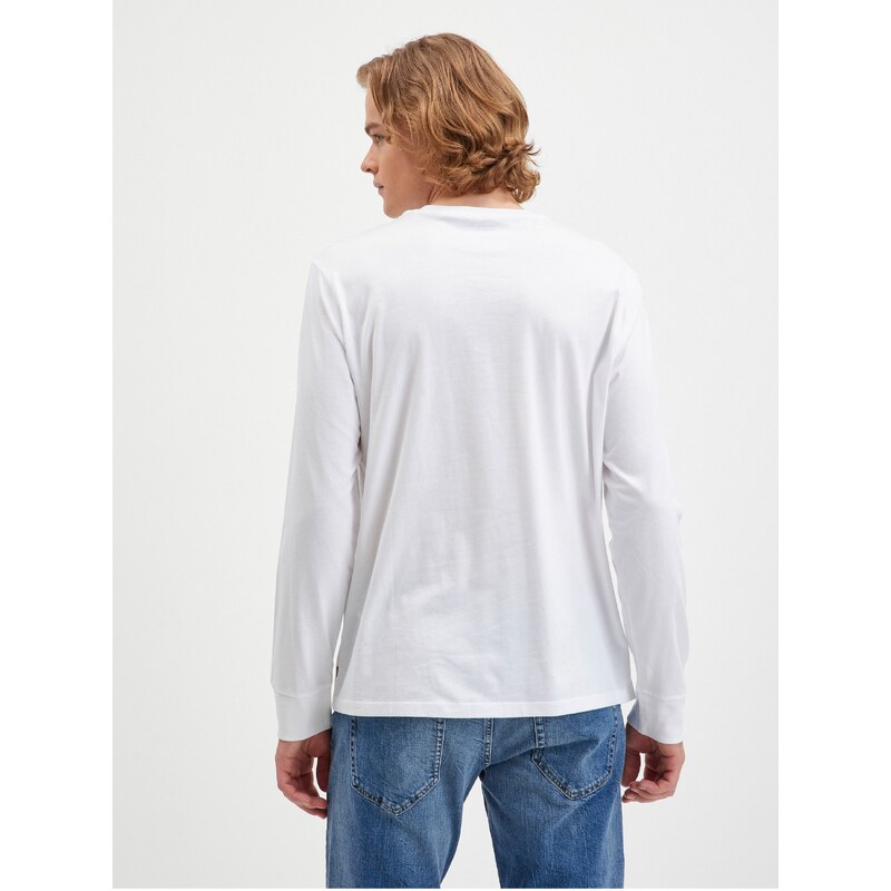Levi's Bílé pánské tričko Levi's - Pánské