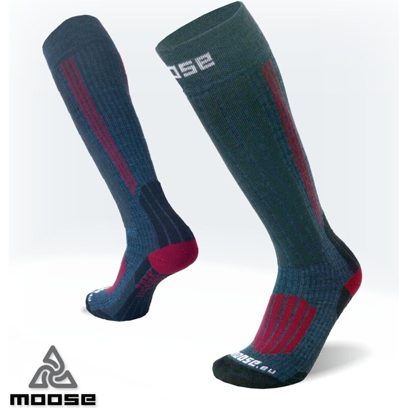 TREK LONG turistické merino podkolenky Moose 83288797