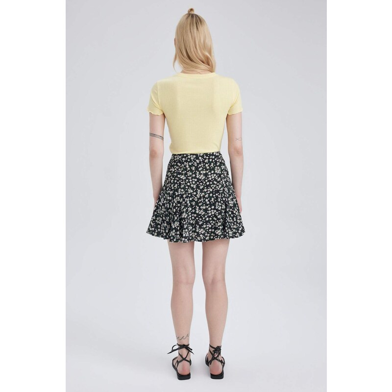 DEFACTO Patterned Mini Skirt