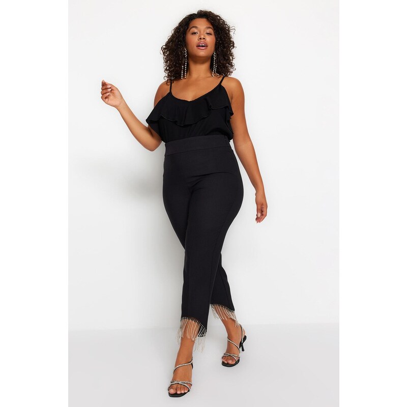 Trendyol Curve Black Trousers. 107062640