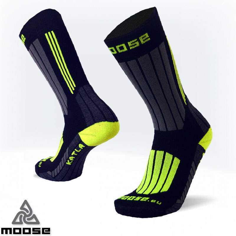 KATLA merino běžecké ponožky Moose
